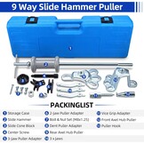 17-delige Wiellagertrekker & Wielnaaftrekker Set - 34% Korting