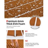 EVA Dekmat Imitatie Teak Bruin - 120x40 cm - 28% Korting