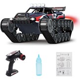 1:12 RC Tank met 2 Batterijen | 360° Drifting Militair Voertuig (34% Korting)