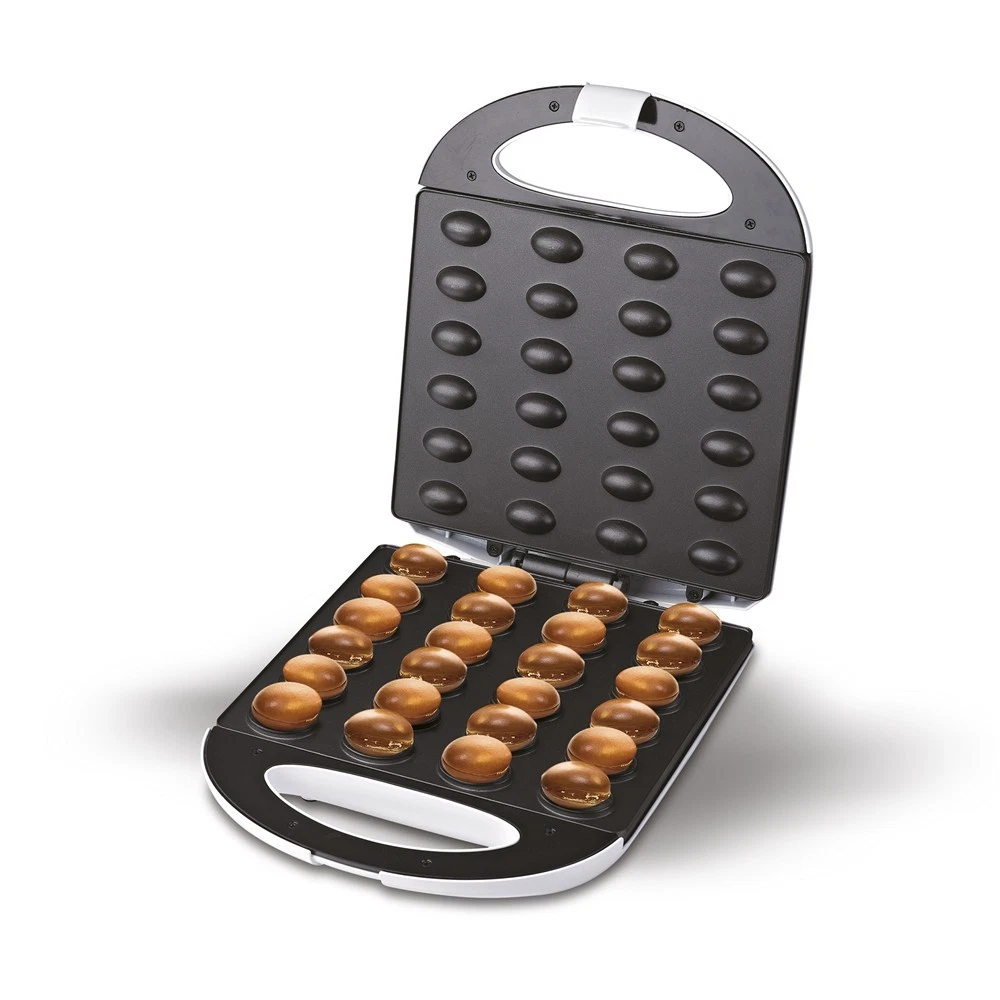Wafelijzer Notenkoekjes | 1600W | Wit | 24 Koekjes | AD 3039