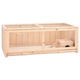 Houten Hamsterkooi 104x52x38 cm - Massief Vurenhout - 54% Korting