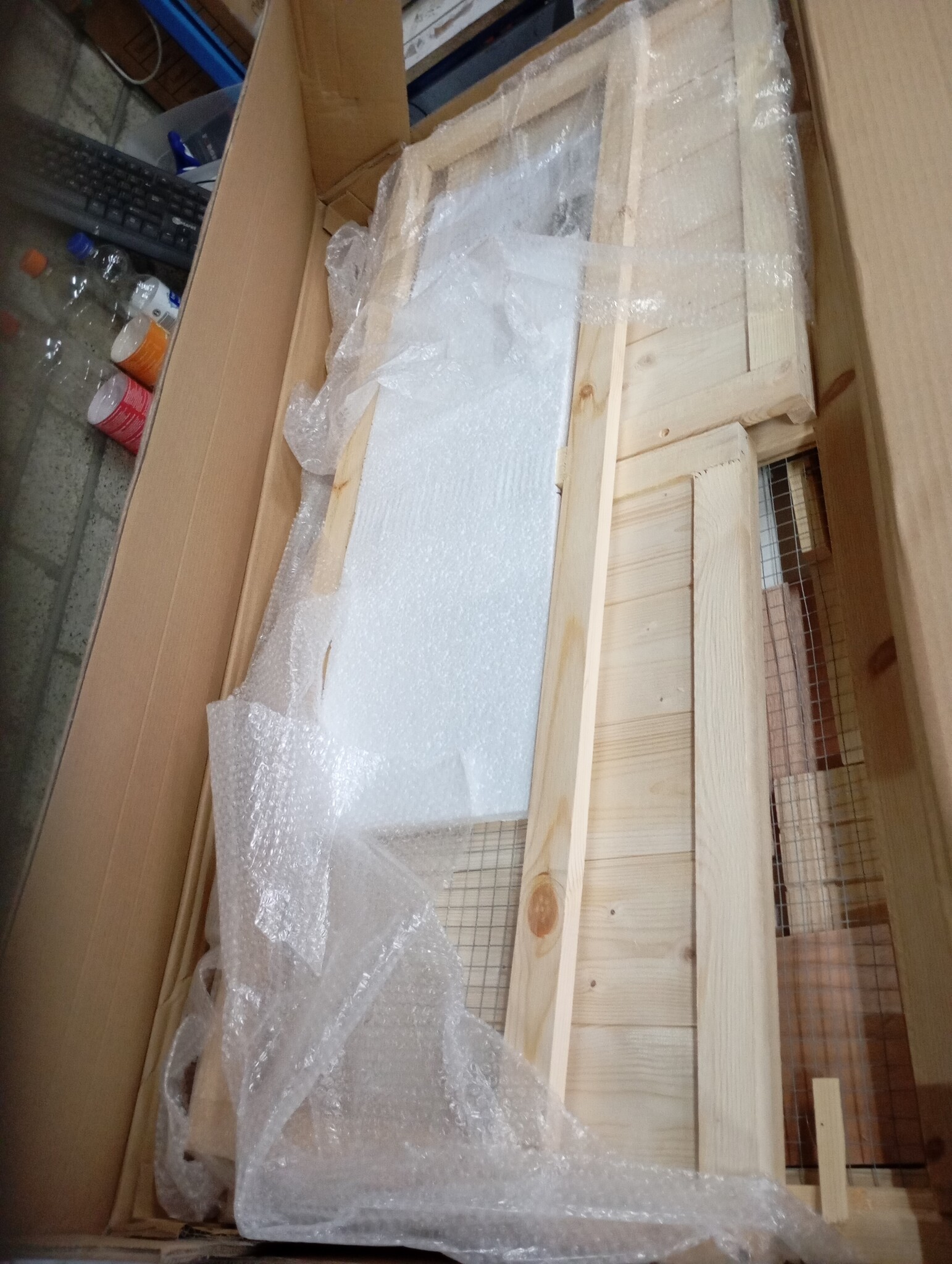 vidaXL Hamsterkooi 104x52x38 cm massief vurenhout