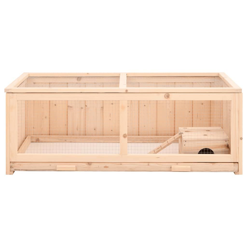 vidaXL Hamsterkooi 104x52x38 cm massief vurenhout