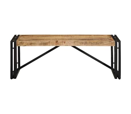 vidaXL Salontafel 100x50x35 cm massief ruw mangohout