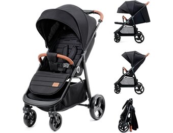 Lichtgewicht Buggy Grande Plus - Zwart (55% Korting)