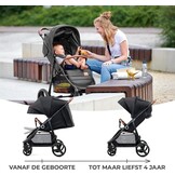 Lichtgewicht Buggy Grande Plus - Zwart (55% Korting)