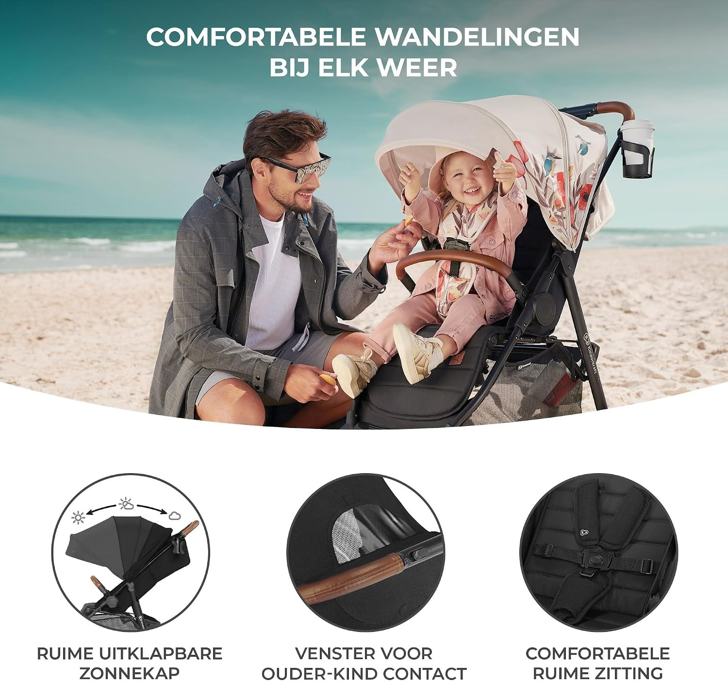 Lichtgewicht Buggy Grande Plus - Zwart (55% Korting)