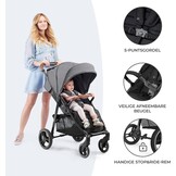 Lichtgewicht Buggy Grande Plus - Zwart (55% Korting)