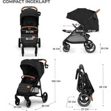 Lichtgewicht Buggy Grande Plus - Zwart (55% Korting)