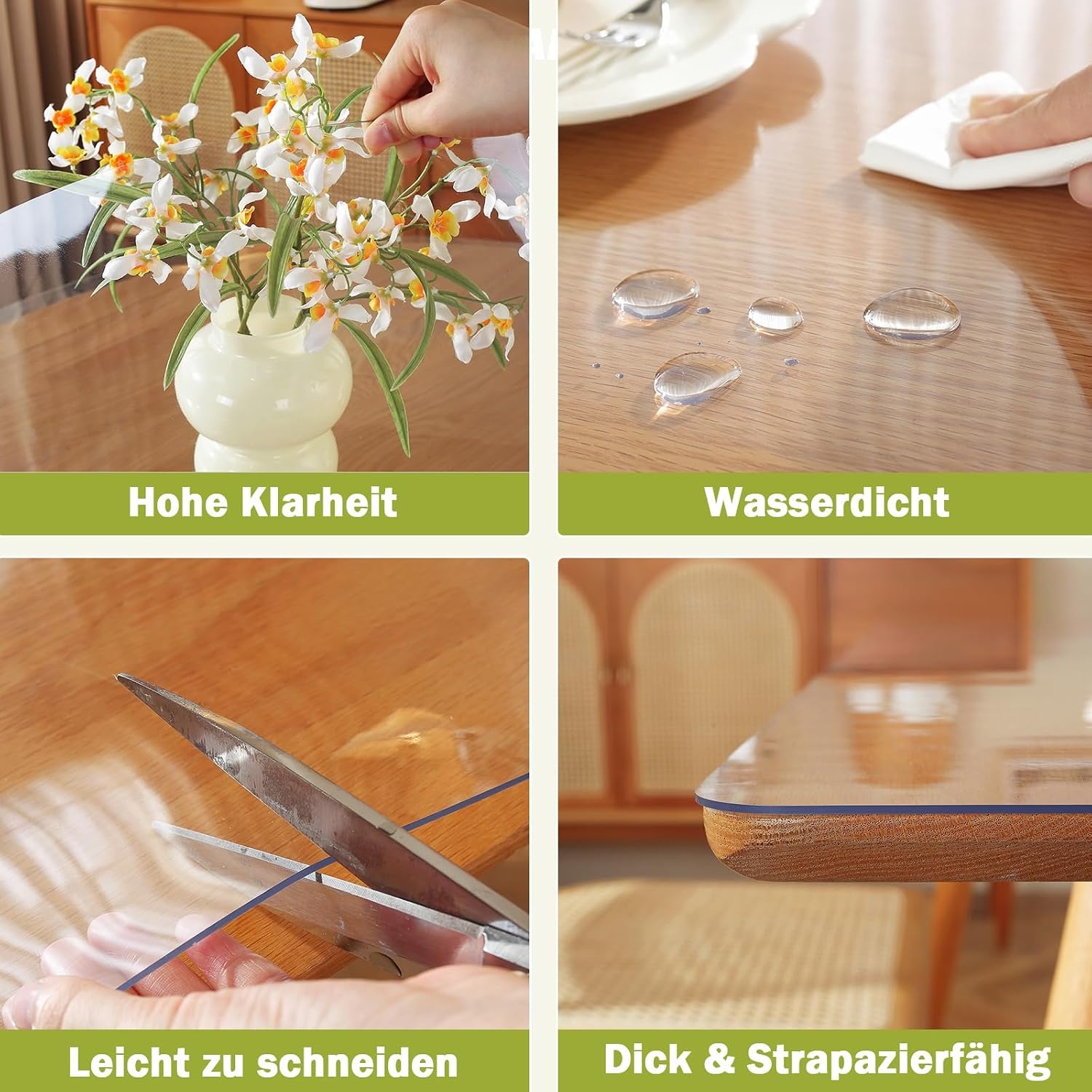 Transparante Tafelfolie 90x160 cm - 34% Korting!