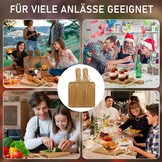 16x Acaciahouten Snijplanken met Handvat - 34% Korting