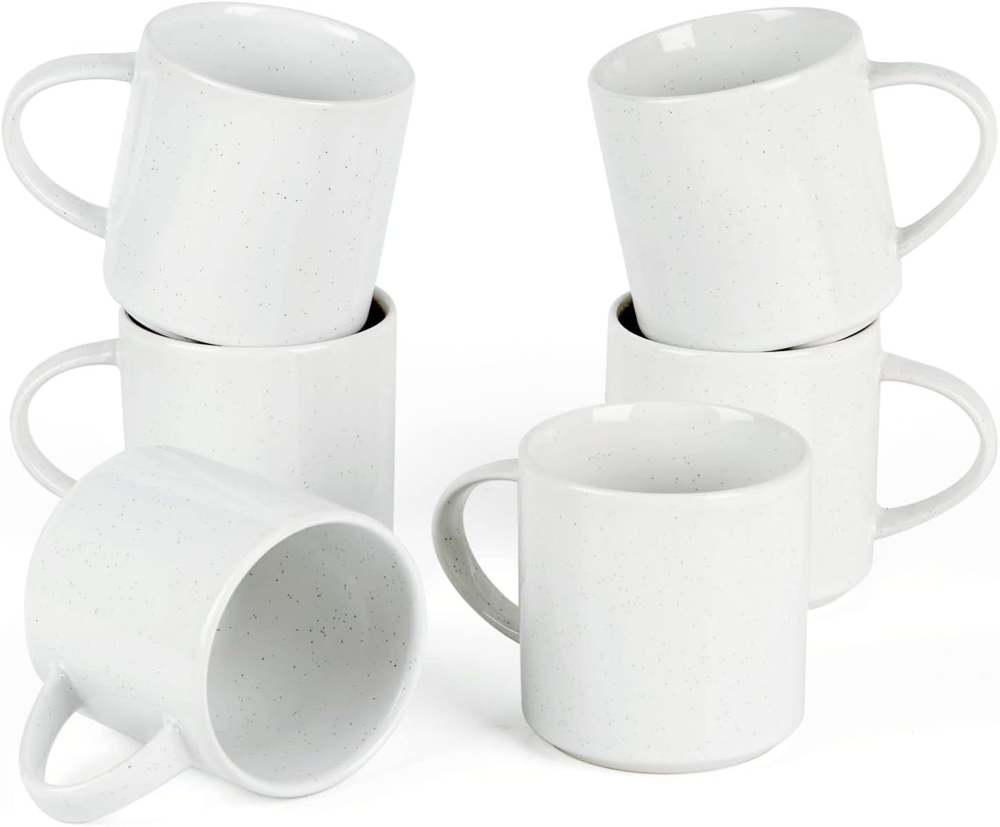 12-delig Servies voor 4 Pers. | Porselein Roomwit met Spikkels | 29% Korting