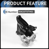 Motorsteun Honda CR-V 2012-2016 | Zwart/Zilver | 58% Korting