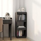 Boekenkast/Kamerscherm Massief Grenenhout Grijs - 52% Korting!