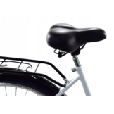 Dallas Retro Damesfiets 28" 18" Staal 1 Versn. Wit/Zwart - 26% Korting