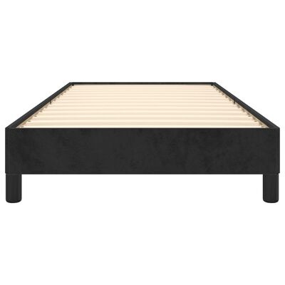 Fluwelen Bedframe Zwart 90x200 cm - 60% Korting