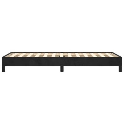 Fluwelen Bedframe Zwart 90x200 cm - 60% Korting