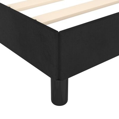 Fluwelen Bedframe Zwart 90x200 cm - 60% Korting