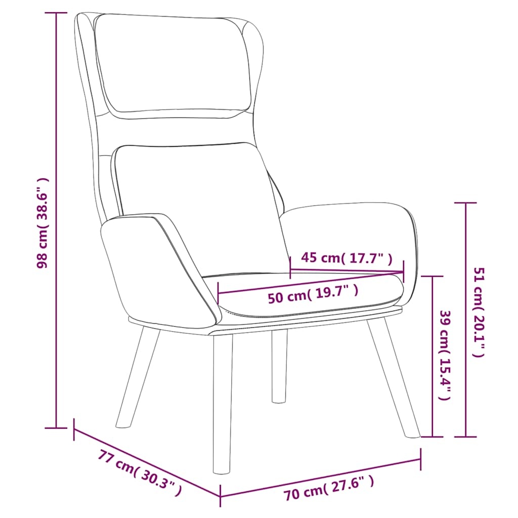 Comfortabele Relaxstoel Fluweel Donkergrijs - 61% Korting