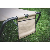 Opklapbare hangmat met frame - 220 x 95 cm - beige