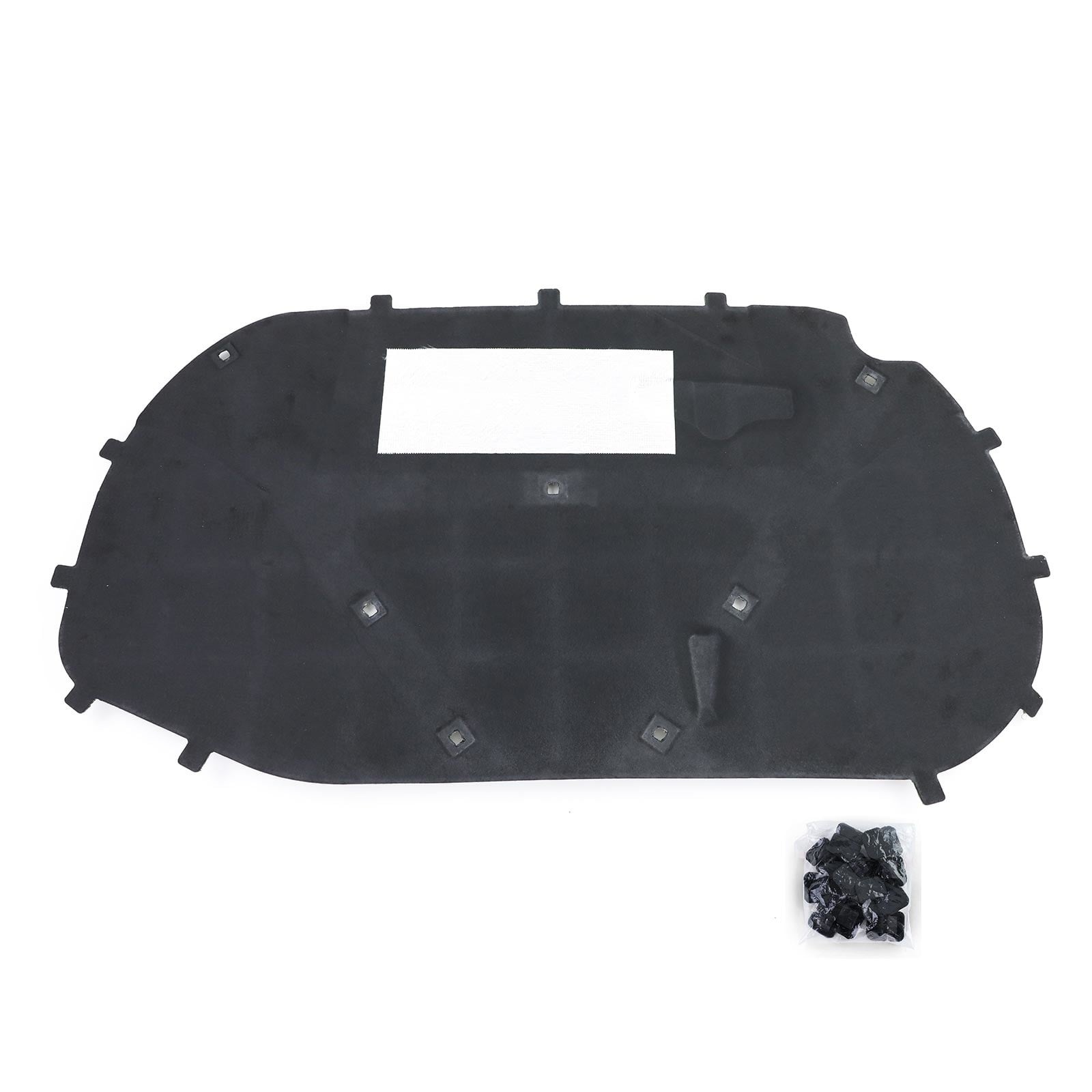Motorkap Isolatiemat Zwart voor VW Scirocco (2008-2017) - 60% Korting