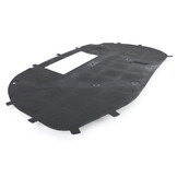 Motorkap Isolatiemat Zwart voor VW Scirocco (2008-2017) - 60% Korting