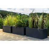 Hoge Plantenbak 90cm Antraciet - Binnen & Buiten - 61% Korting