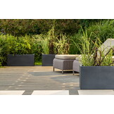 Hoge Plantenbak 90cm Antraciet - Binnen & Buiten - 61% Korting