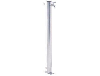 vidaXL Waterzuil rond 40 cm roestvrij staal