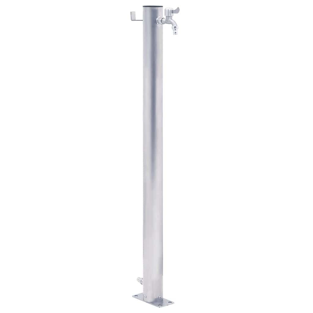 vidaXL Waterzuil rond 40 cm roestvrij staal