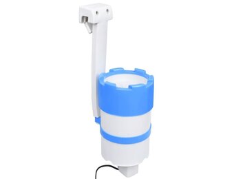vidaXL Zwembadskimmer hangend en pomp met adapter 16 cm kunststof