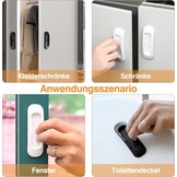 Zelfklevende Kastgrepen 8 Stuks Zwart-Wit | Montage Zonder Boren | Keukengrepen met 62% Korting
