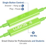 Groene USB-C In-ear Koptelefoon met Microfoon - 56% Korting