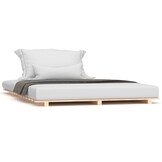 vidaXL Bedframe massief grenenhout 135x190 cm