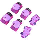 BOSONER Children's Knee Pads 6-in-1 Protection Set for Children and Teenagers with Wrist Guard/Knee Elbow Pads, Adjustable Inline Skates Protector Set for Skateboard, Scooter, Skating, BMX Bike