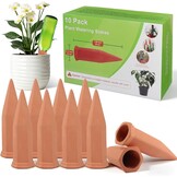 WUJUN Terracotta Watergeefsysteem voor Planten - 10 stuks - Oranje