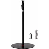 IFOOTAGE Cobra 2 monopod met ronde basis, snel verstelbare hoogtegesp, aluminium monopod voor DSLR-camera's, camcorders, desktopvlogopnames (40 cm) - Maat 201.6 cm/79.4 inch