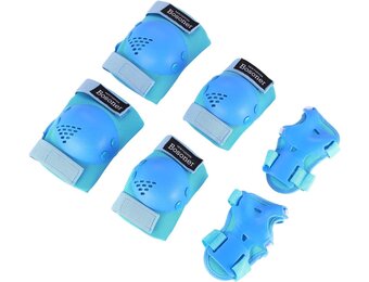 BOSONER Kinder Beschermingsset 6-Delig - Knie-, Elleboog- en Polsbeschermers Blauw