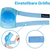 BOSONER Kinder Beschermingsset 6-Delig - Knie-, Elleboog- en Polsbeschermers Blauw