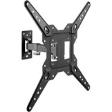 AISENS Eco Mount, Rotatable, Tilt, for Monitor/TV, 30 kg (2 Swivels), 23-55 cm, Black