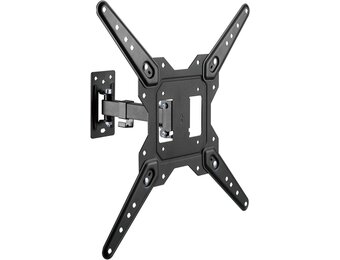 AISENS Eco Mount, Rotatable, Tilt, for Monitor/TV, 30 kg (2 Swivels), 23-55 cm, Black