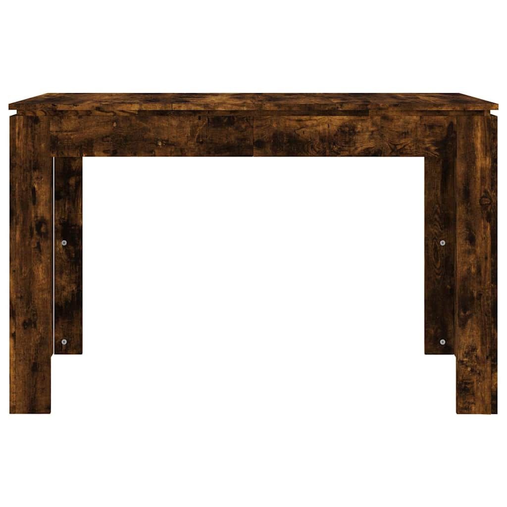 Eettafel 120x60 cm Rook Eiken Bewerkt Hout - 54% Korting
