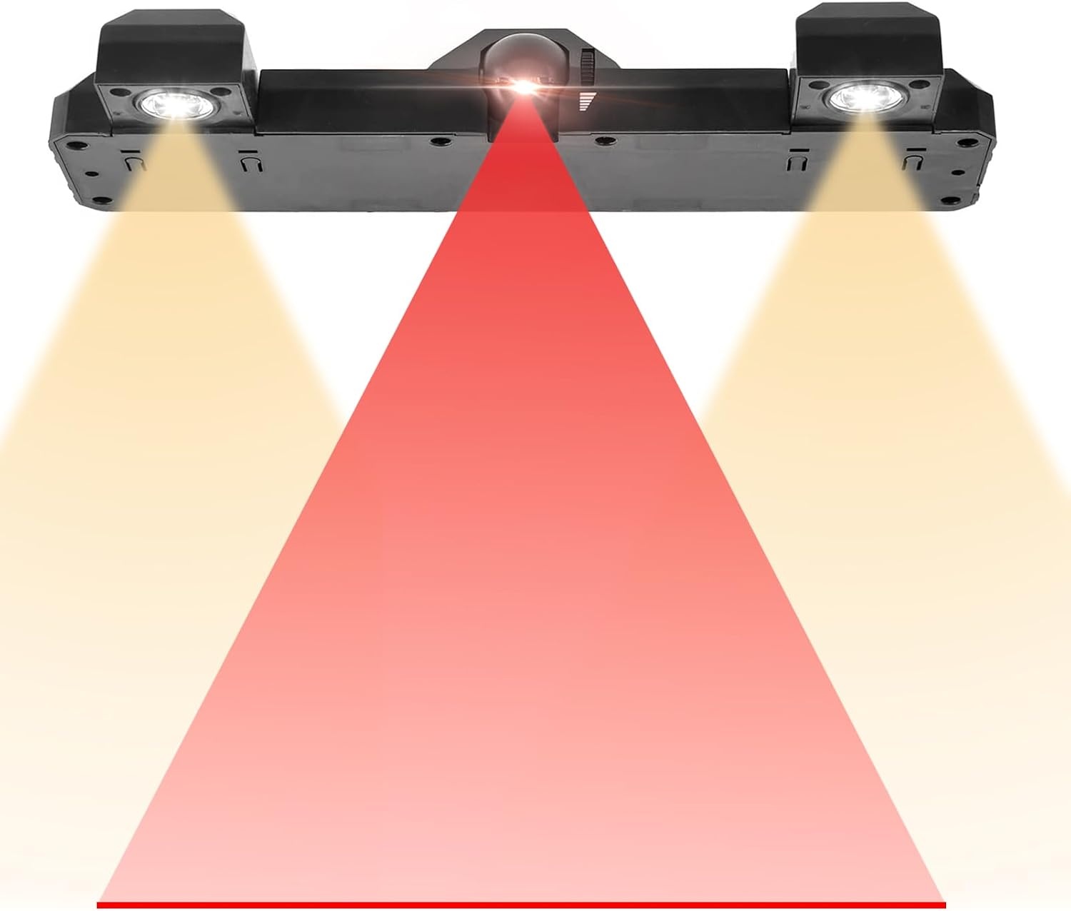Dartbordverlichting, dartbordverlichting, 2-in-1 instelbare laser-werplijn en ledlampen voor borstelharen of elektronische dartborden, USB naar DC 5 V stroomkabel