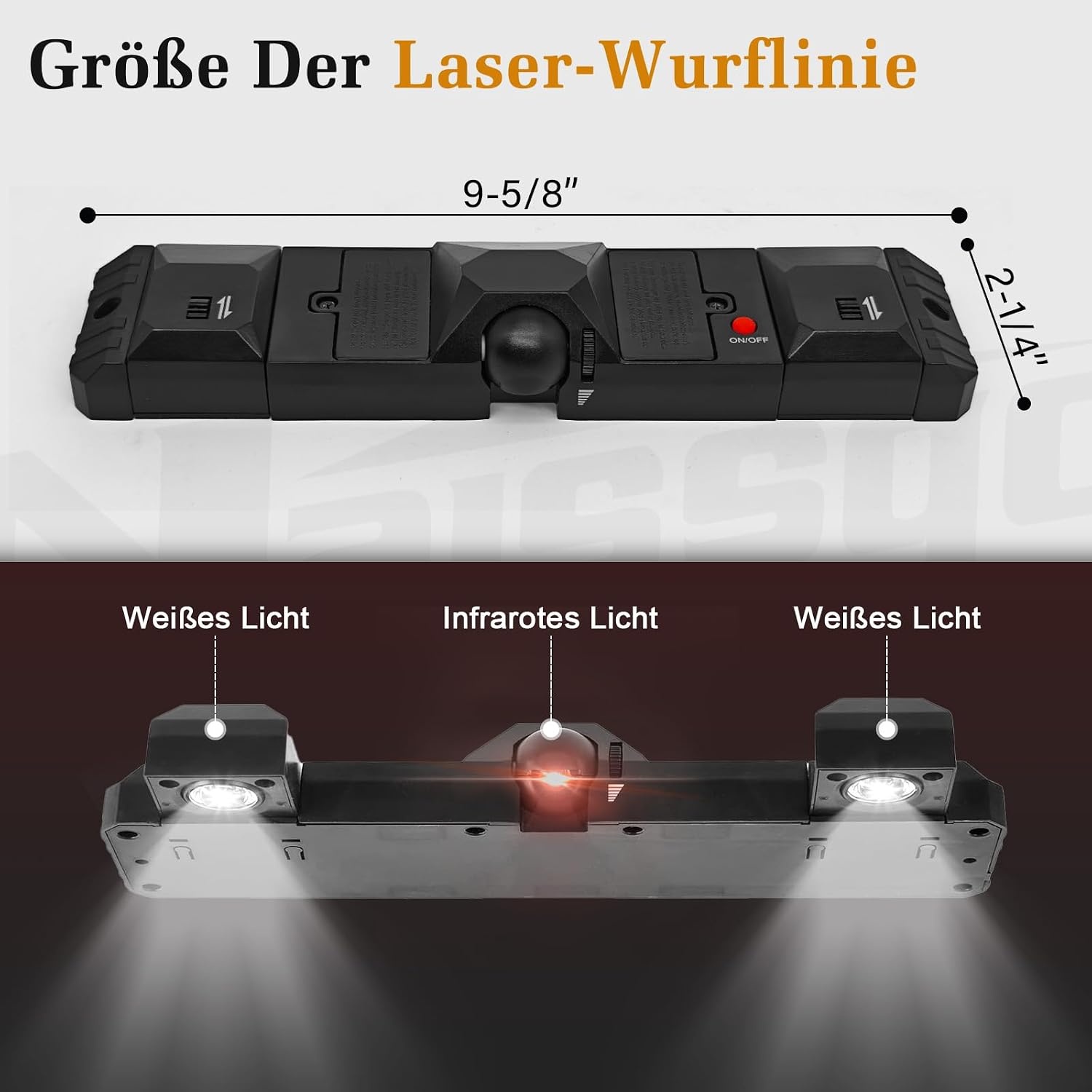 Dartbordverlichting, dartbordverlichting, 2-in-1 instelbare laser-werplijn en ledlampen voor borstelharen of elektronische dartborden, USB naar DC 5 V stroomkabel
