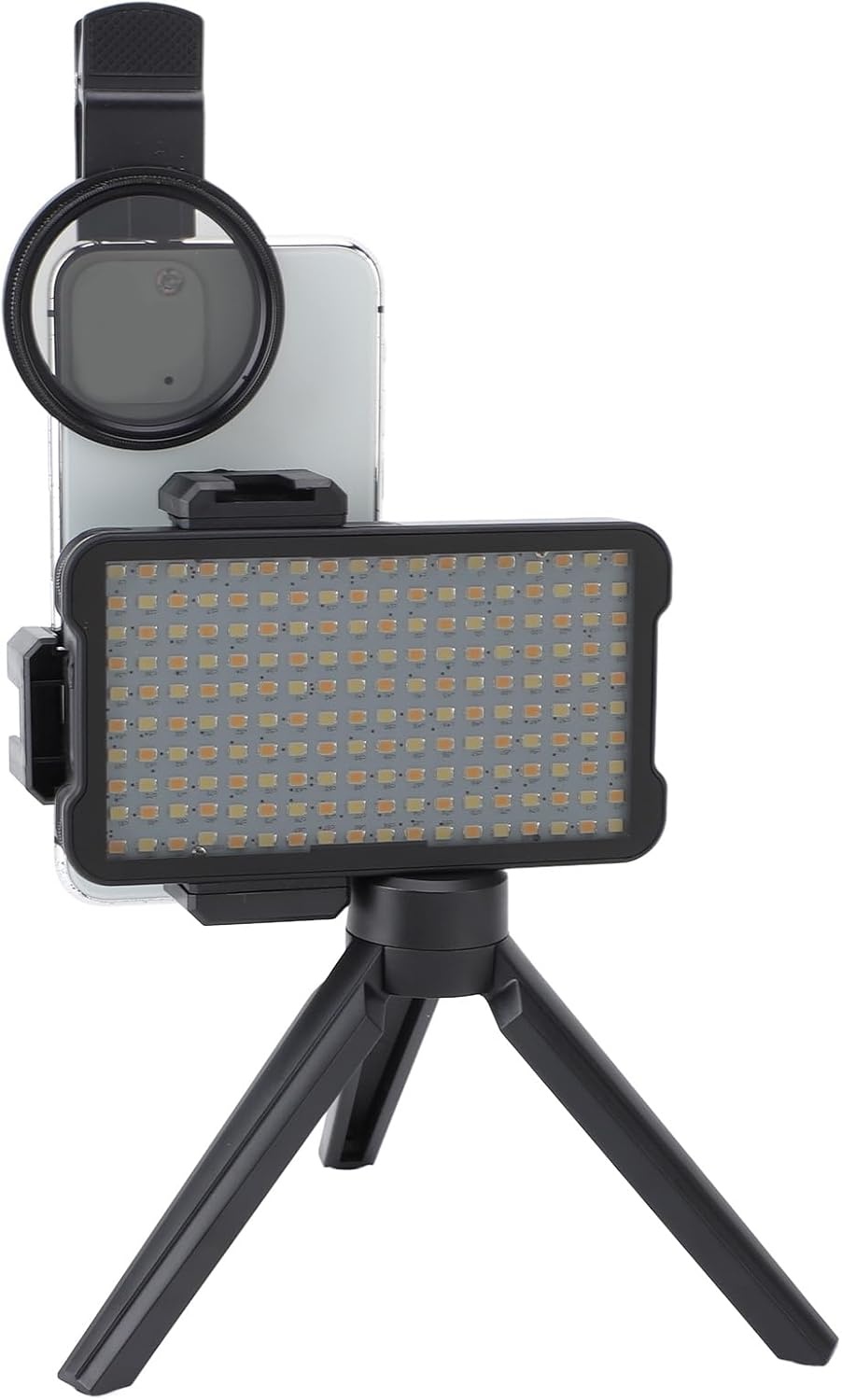 Fyearfly Professionele Tattoo Lamp met CPL Filter, 180 LED's, Statief en Telefoonhouder