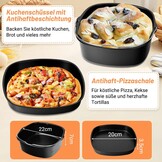 19-delige Airfryer Accessoireset (58% Korting) voor Turbo Tower Pro Smart 10,8L