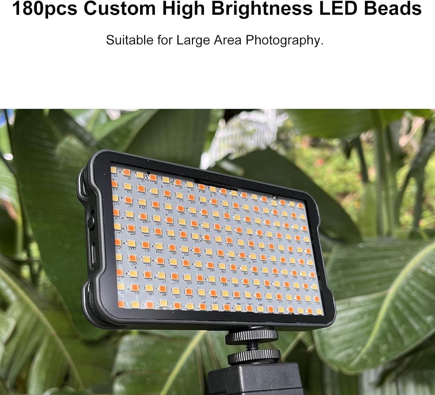 Fyearfly Professionele Tattoo Lamp met CPL Filter, 180 LED's, Statief en Telefoonhouder