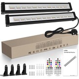 Linke 42W LED Wandlampen - 2 Stuks - RGB Kleuren - IP66 Waterdicht - Met Afstandsbediening