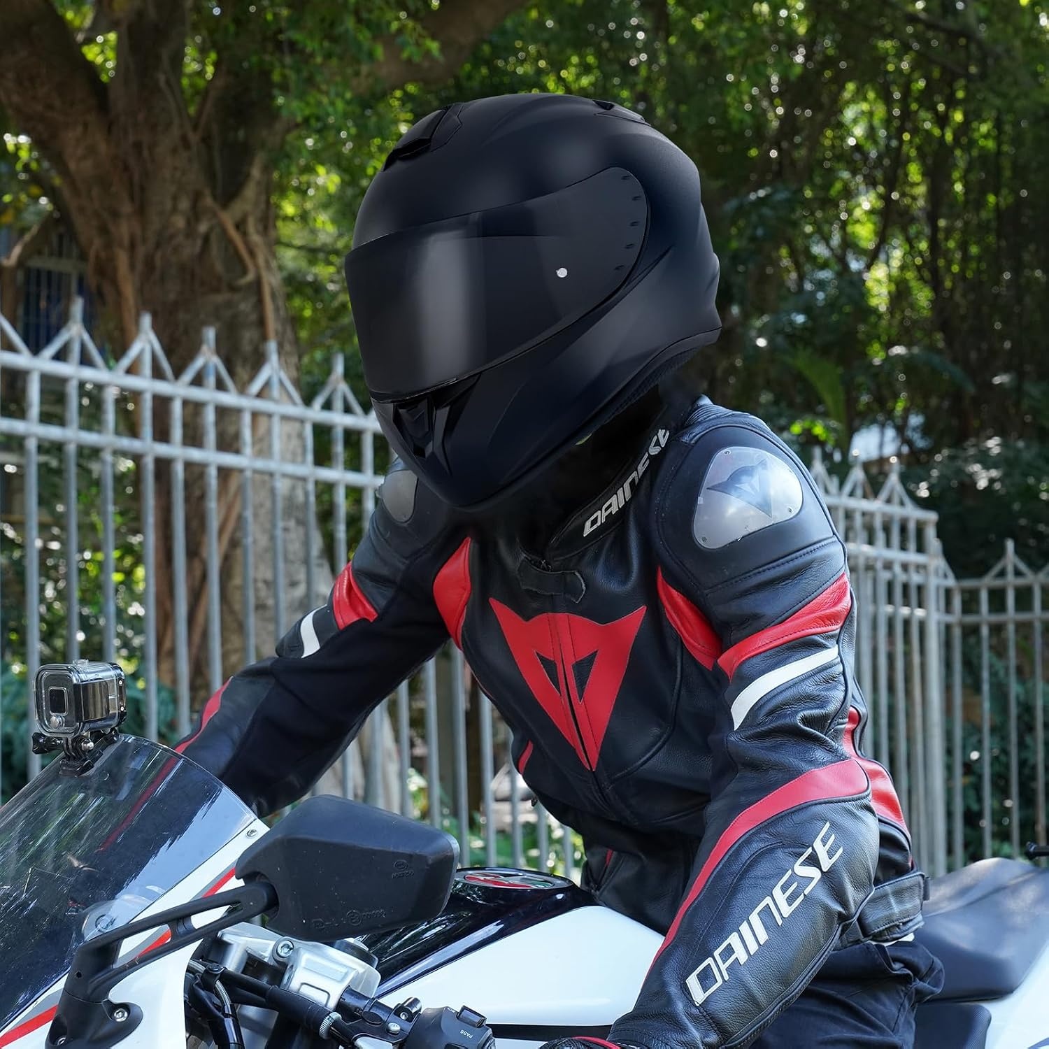 Motorhelm Vizier MT V-14 Targo Pro/Blade 2 - Zwart (59% Korting)