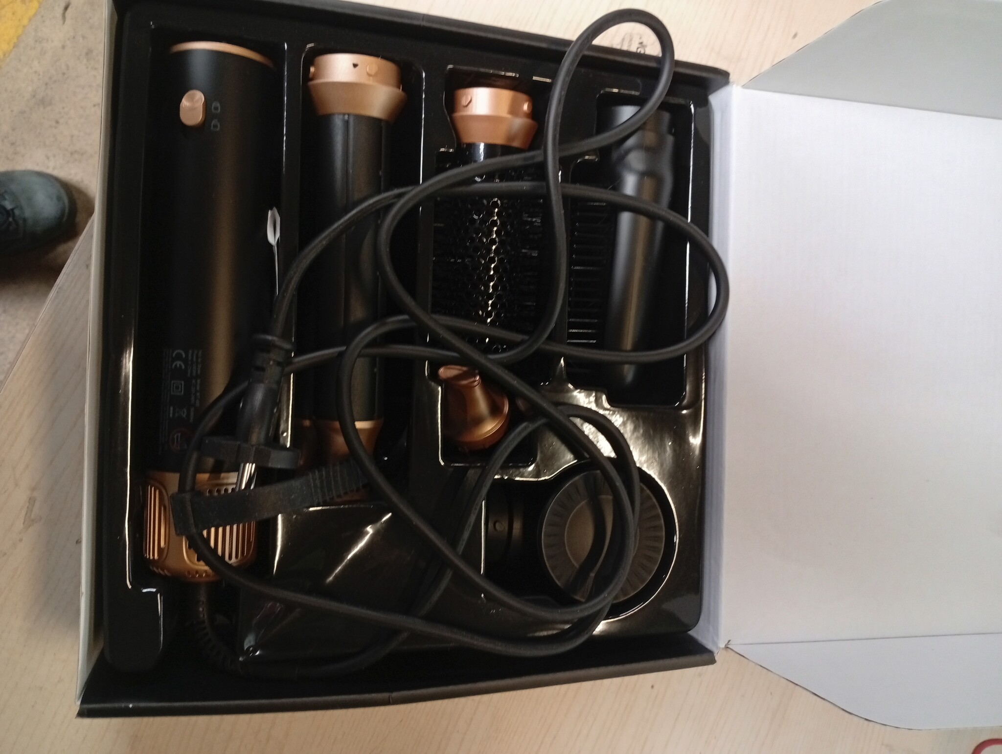 Zwarte 5-in-1 Air Brush Set